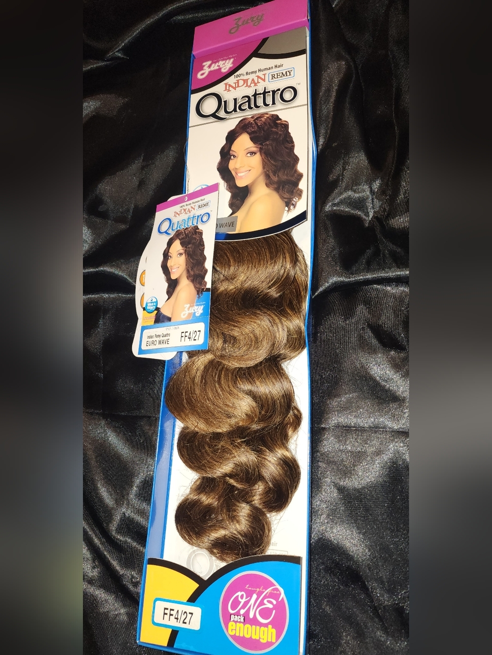 Quattro Women Hair 100% Indian Remy Human Hair - FF4/27 Euro Wave